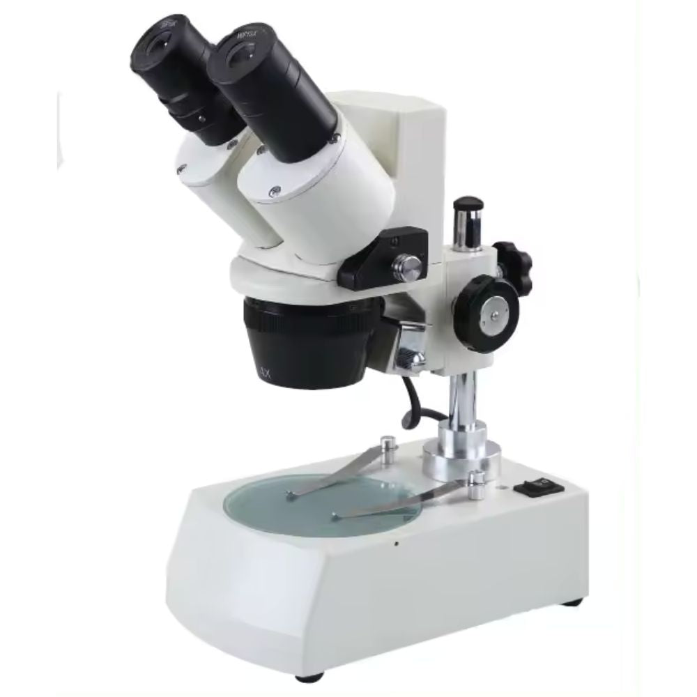 Perfect for any lab, classroom or home use, this Binocular Type Stereo Microscope allows you to see the world in a whole new way.