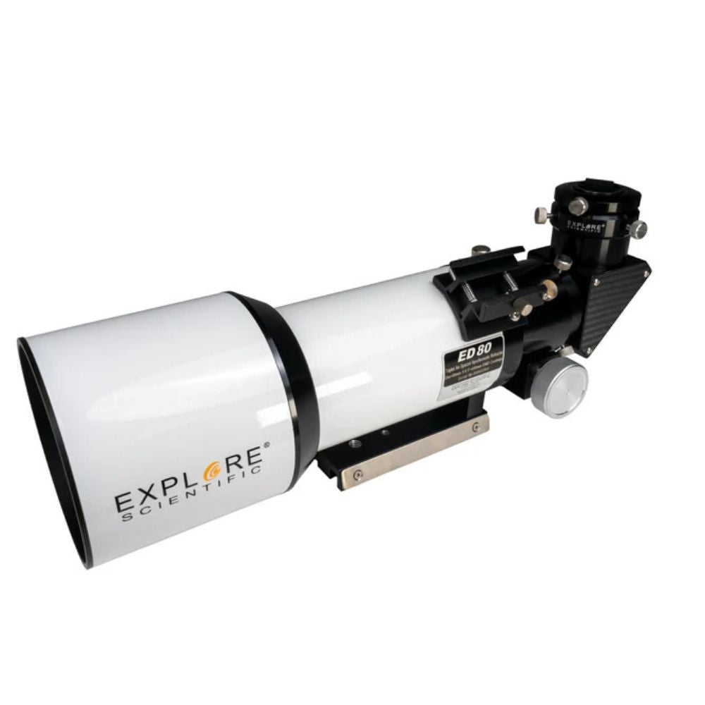 ED80 Essential Series Air-Spaced Triplet Refractor Astrophotography Telescope with 0.8x Focal Reducer