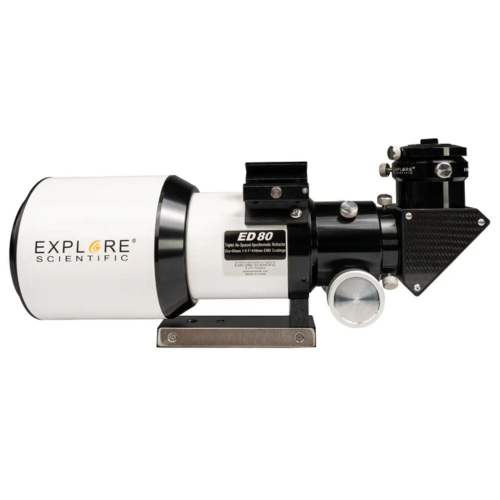 ED80 Essential Series Air-Spaced Triplet Refractor Astrophotography Telescope with 0.8x Focal Reducer