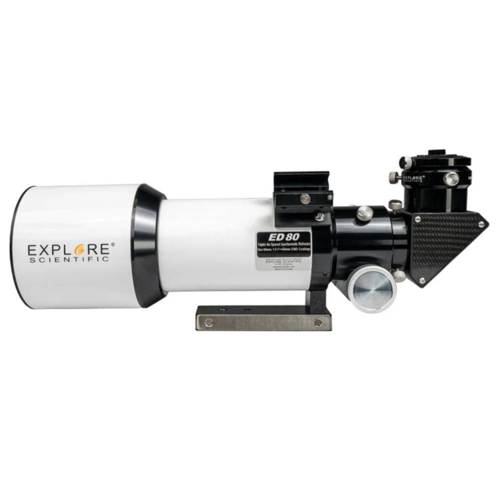 ED80 Essential Series Air-Spaced Triplet Refractor Astrophotography Telescope with 0.8x Focal Reducer