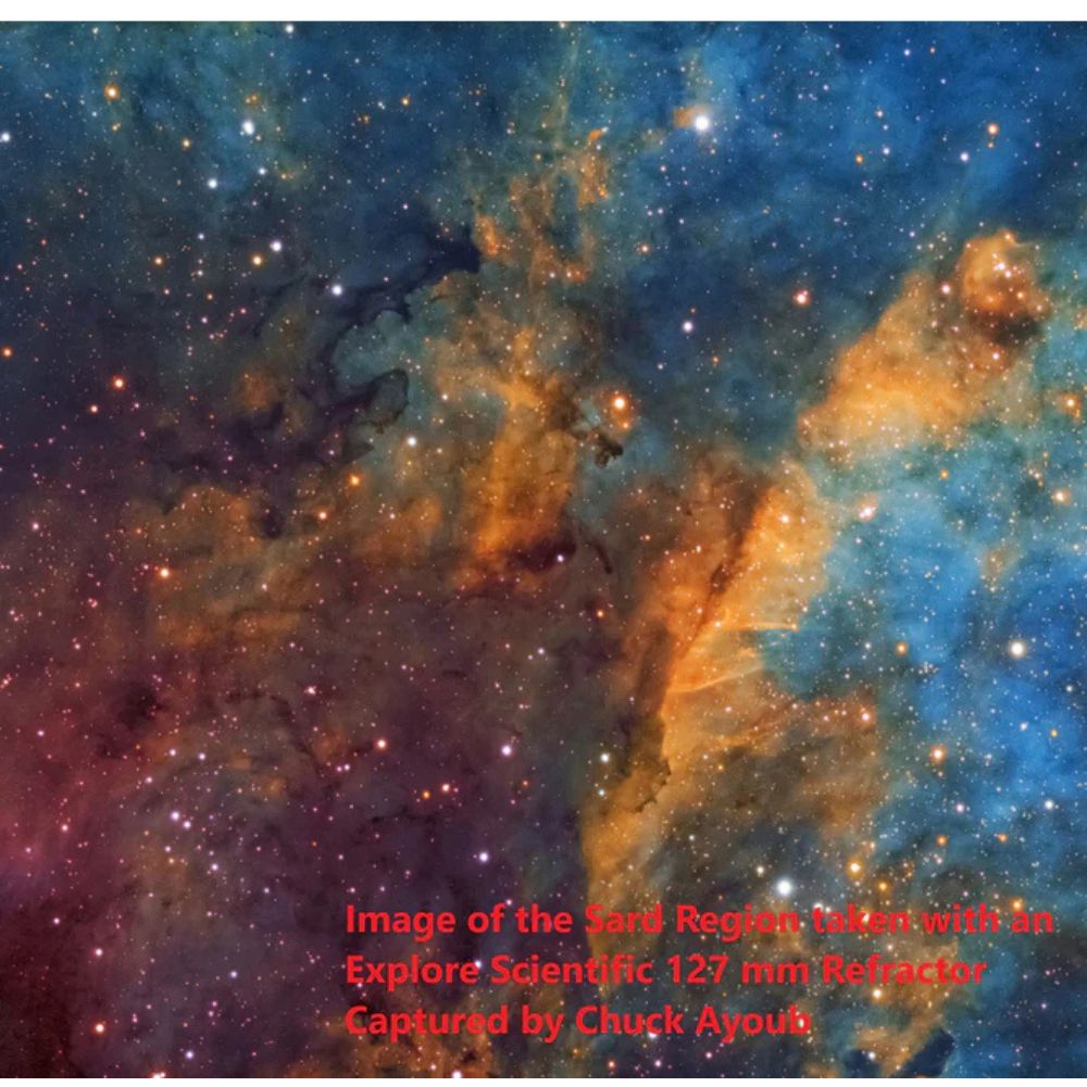 Explore Scientific FCD100 Series 127mm f/7.5 Carbon Fiber Triplet ED APO Refractor Telescope with 2.5" HEX Focuser