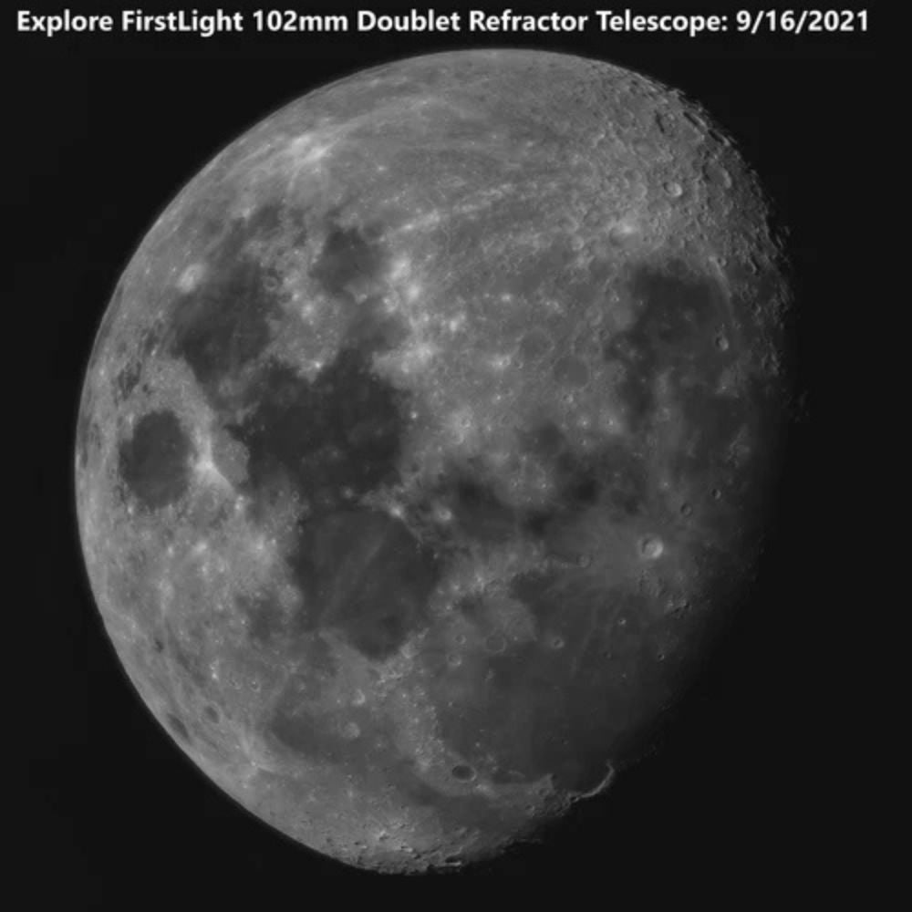 Explore FirstLight 102mm Doublet Refractor Telescope with EXOS EQ Nano Mount