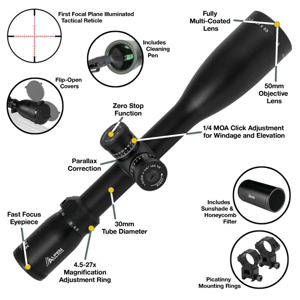 Alpen Apex 4.5-27x50