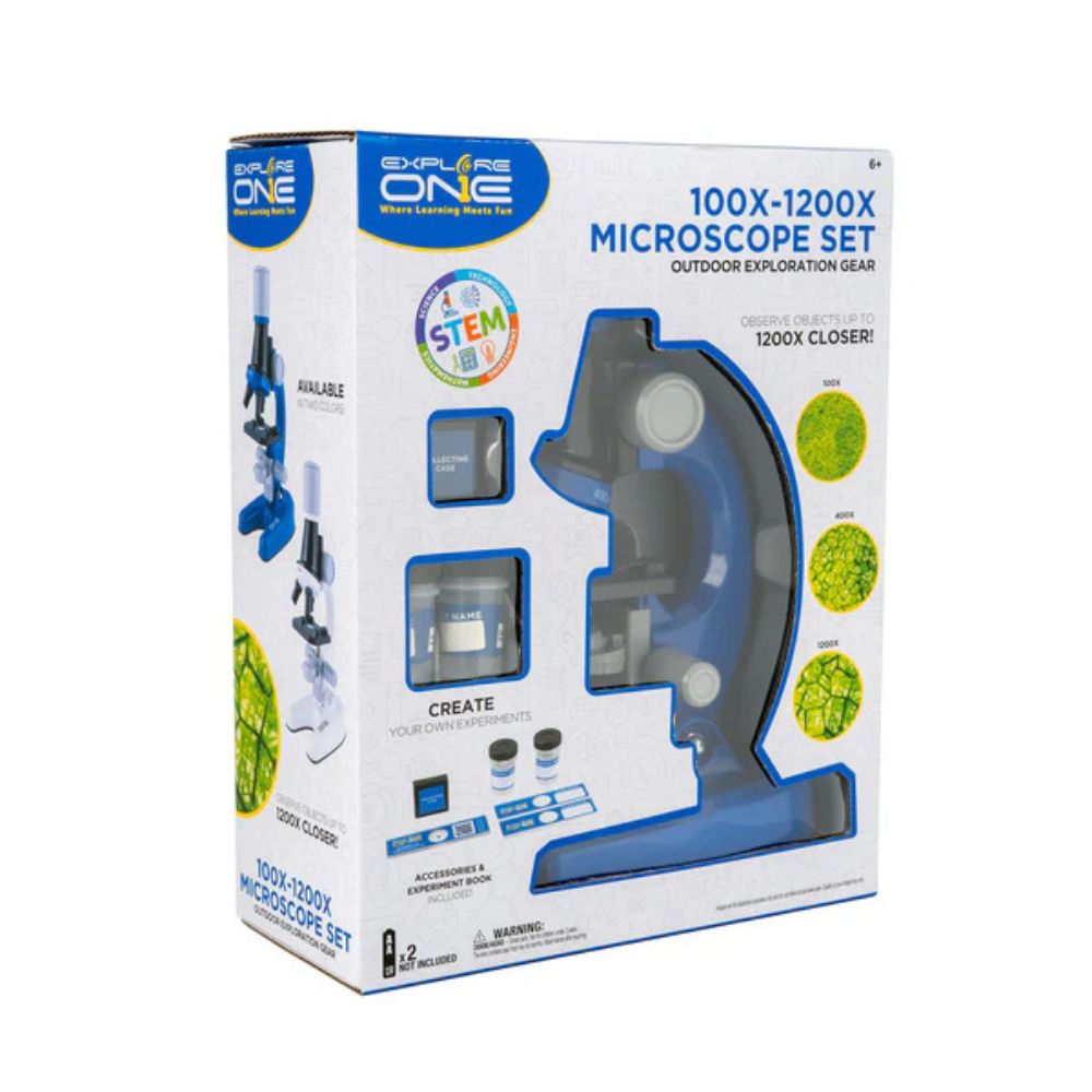 Explore 100x-1200x Microscope Set