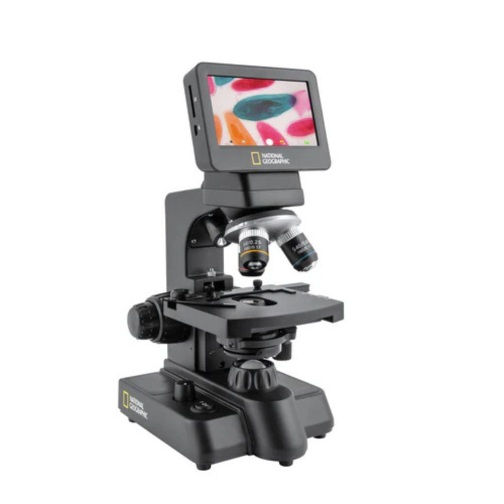 National Geographic 21x-840x Digital Microscope with 4.3-inch LCD Touchscreen and Integrated Camera