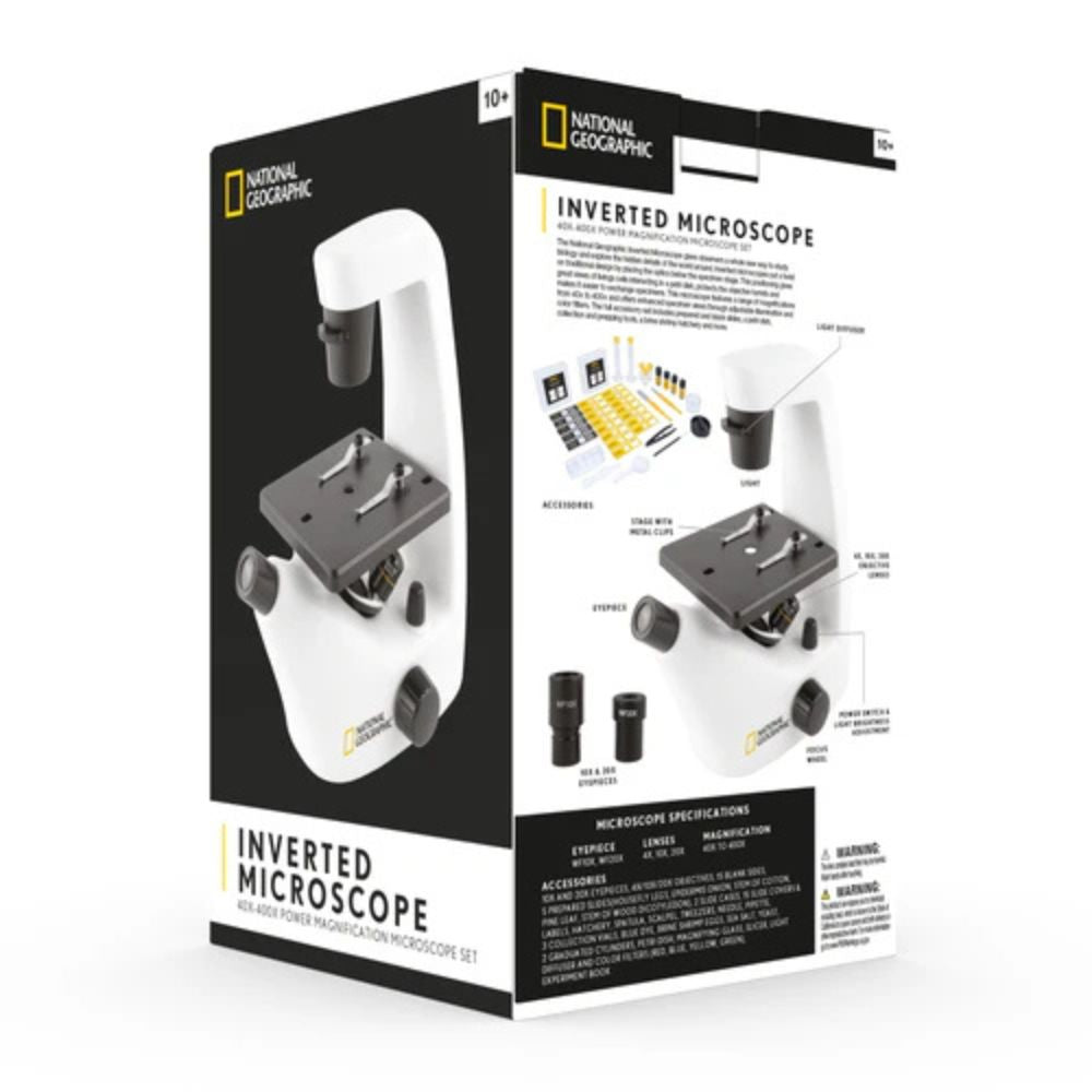 National Geographic 40x-400x Inverted Microscope