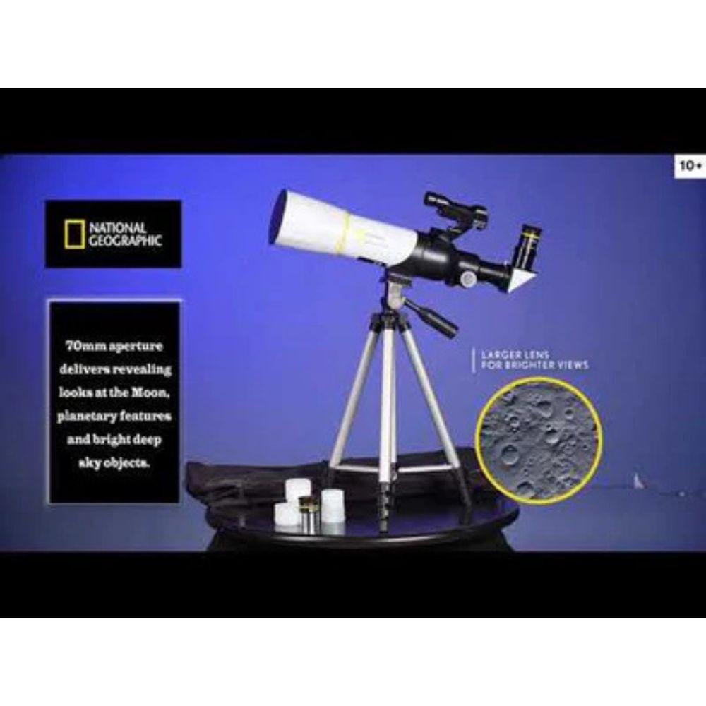 National Geographic RT70400 - 70mm Refractor Telescope with Panhandle Mount