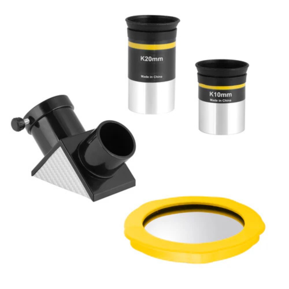 National Geographic SRT70MM 70mm Refractor Telescope with Panhandle Mount and Solar Filter