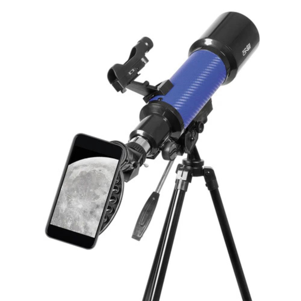 Explore One CF400 Blue Carbon Fiber Wrap 70mm Pan Handle AZ Mount Telescope