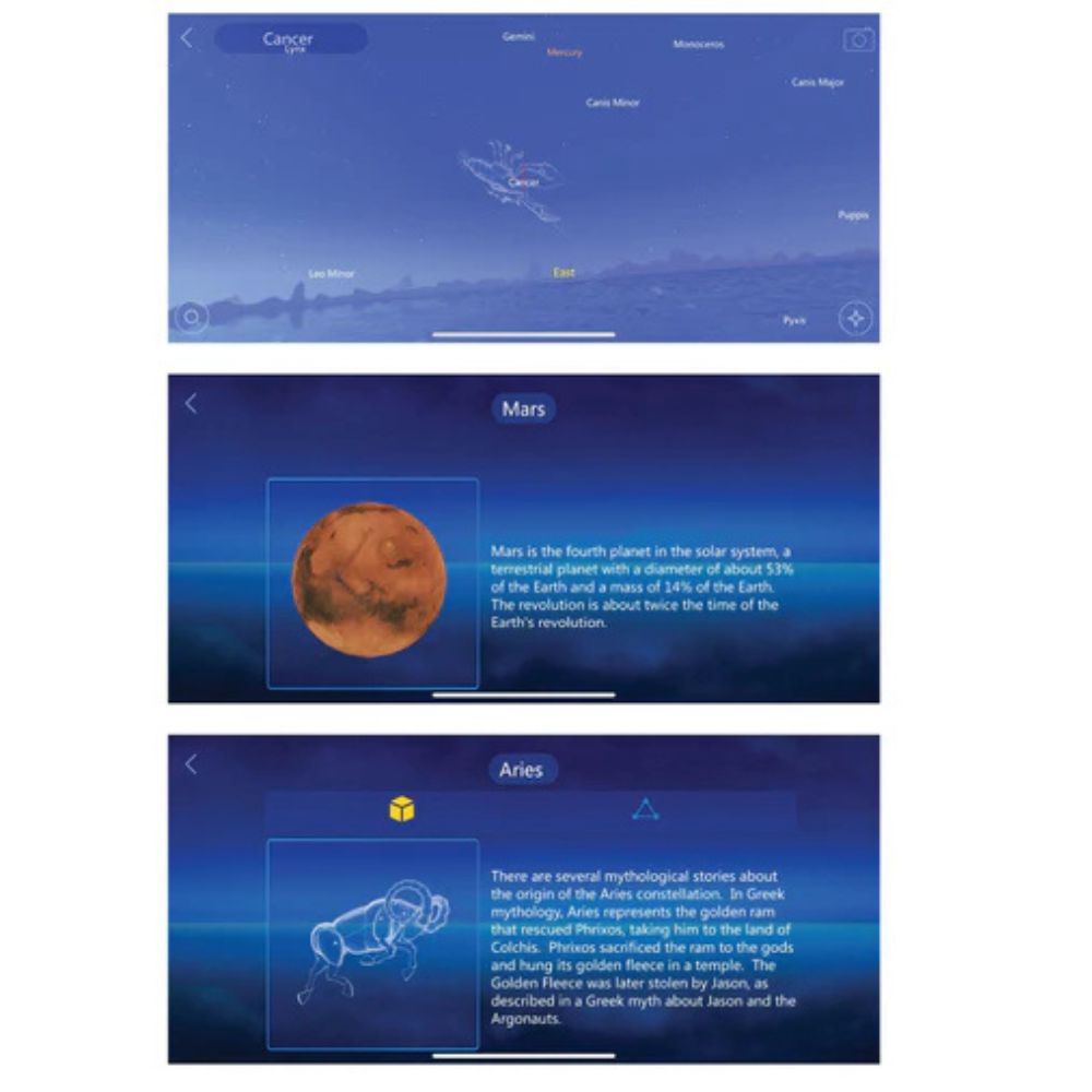 Explore One STAR70APP 70mm Refractor Telescope w/ Panhandle Mount and Astronomy APP