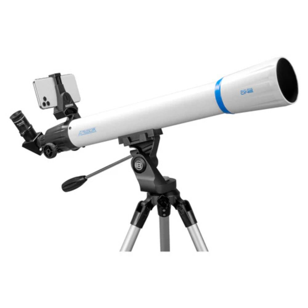 Explore One STAR70APP 70mm Refractor Telescope w/ Panhandle Mount and Astronomy APP