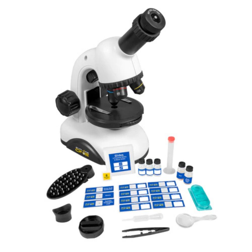 Explore One 40x-640x Zoom Microscope Kit with Smartphone Adapter