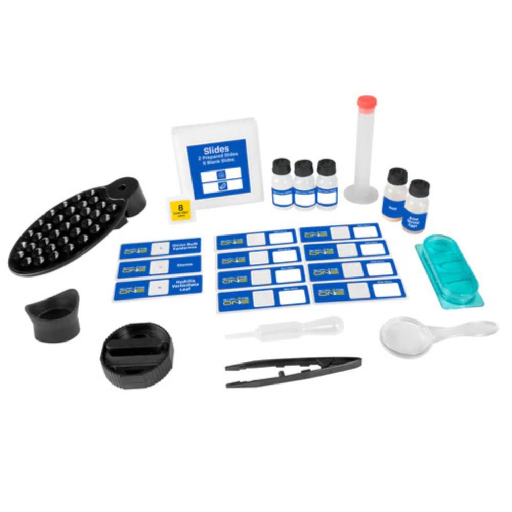 Explore One 40x-640x Zoom Microscope Kit with Smartphone Adapter