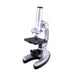 Microscope on a white background