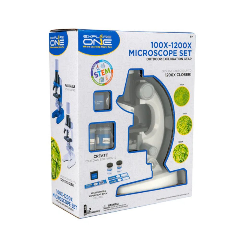 Explore 100x-1200x Microscope Set