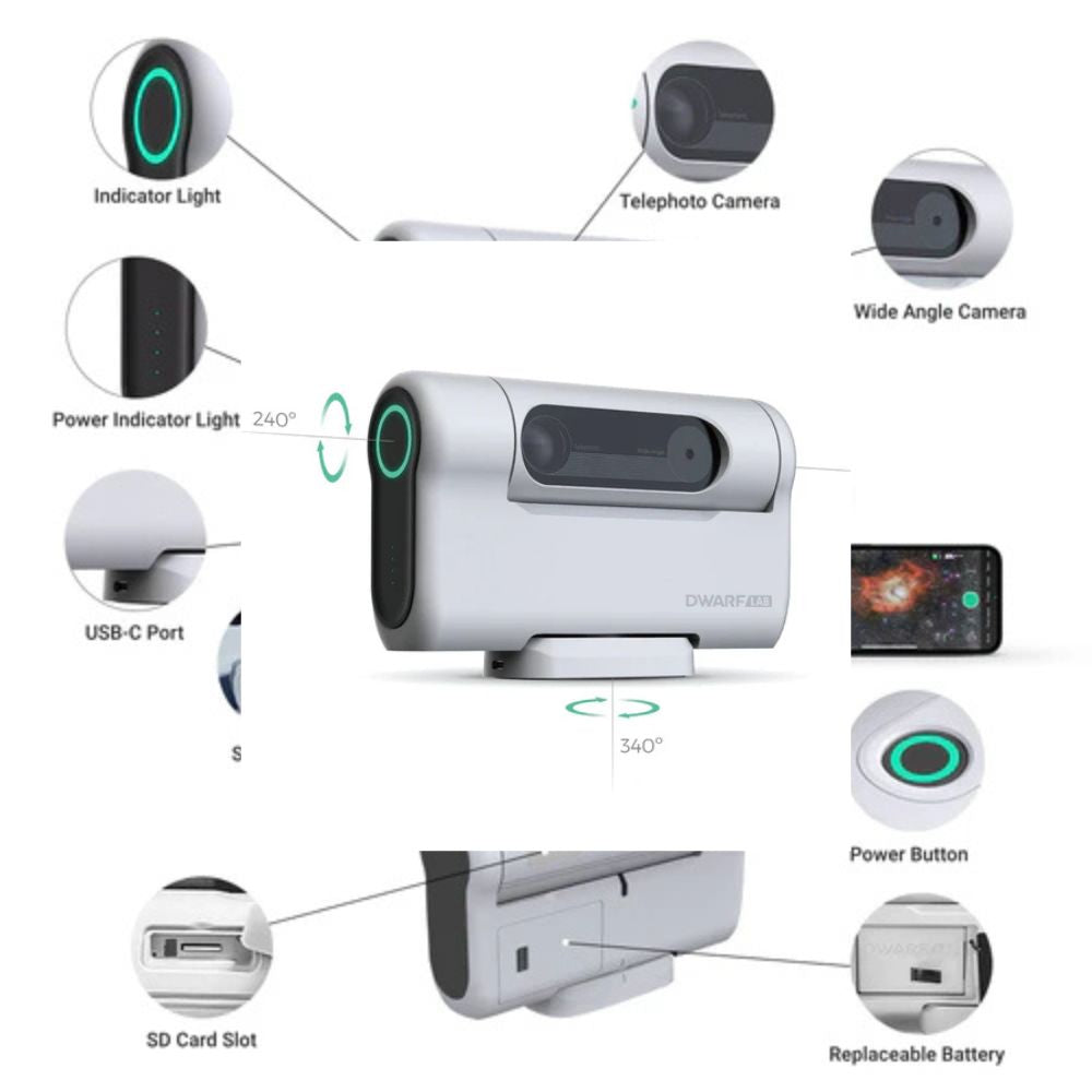 DWARF Lab DWARF II Solar Elite - Smart Telescope with Solar Filters