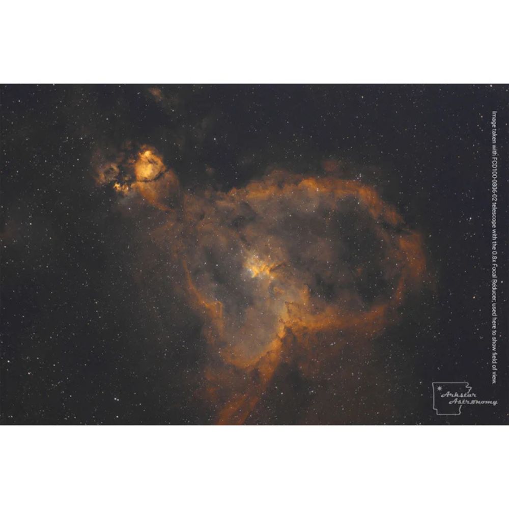 ED80 Essential Series Air-Spaced Triplet Refractor Astrophotography Telescope with 0.8x Focal Reducer