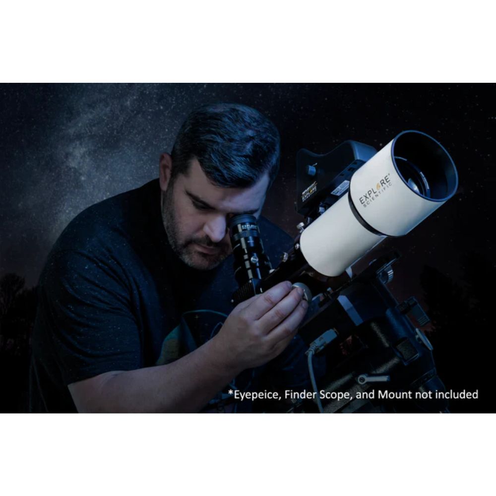 ED80 Essential Series Air-Spaced Triplet Refractor Astrophotography Telescope with 0.8x Focal Reducer