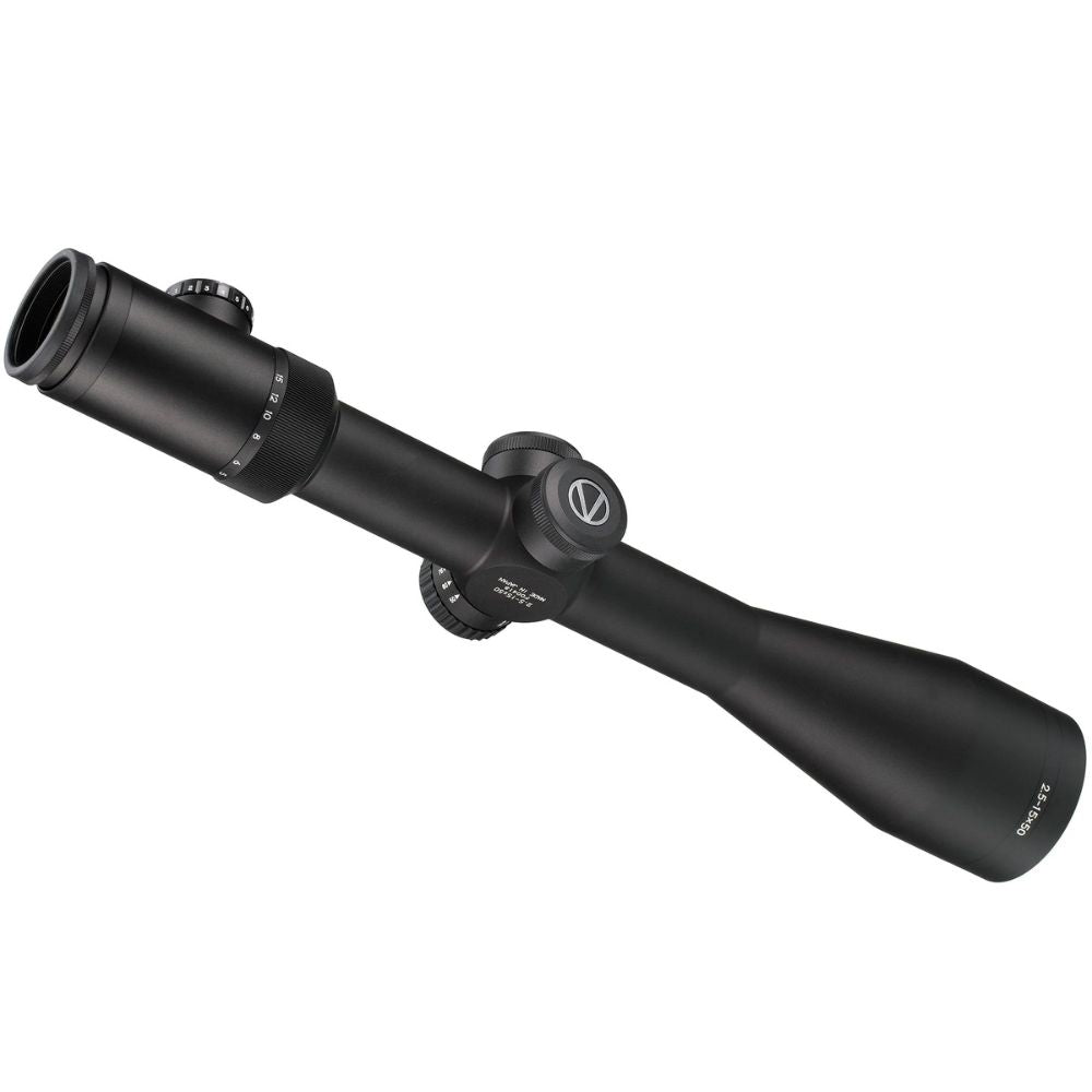 Vixen 2.5-15x50 Riflescope - 30MM Tube IR MIL DOT