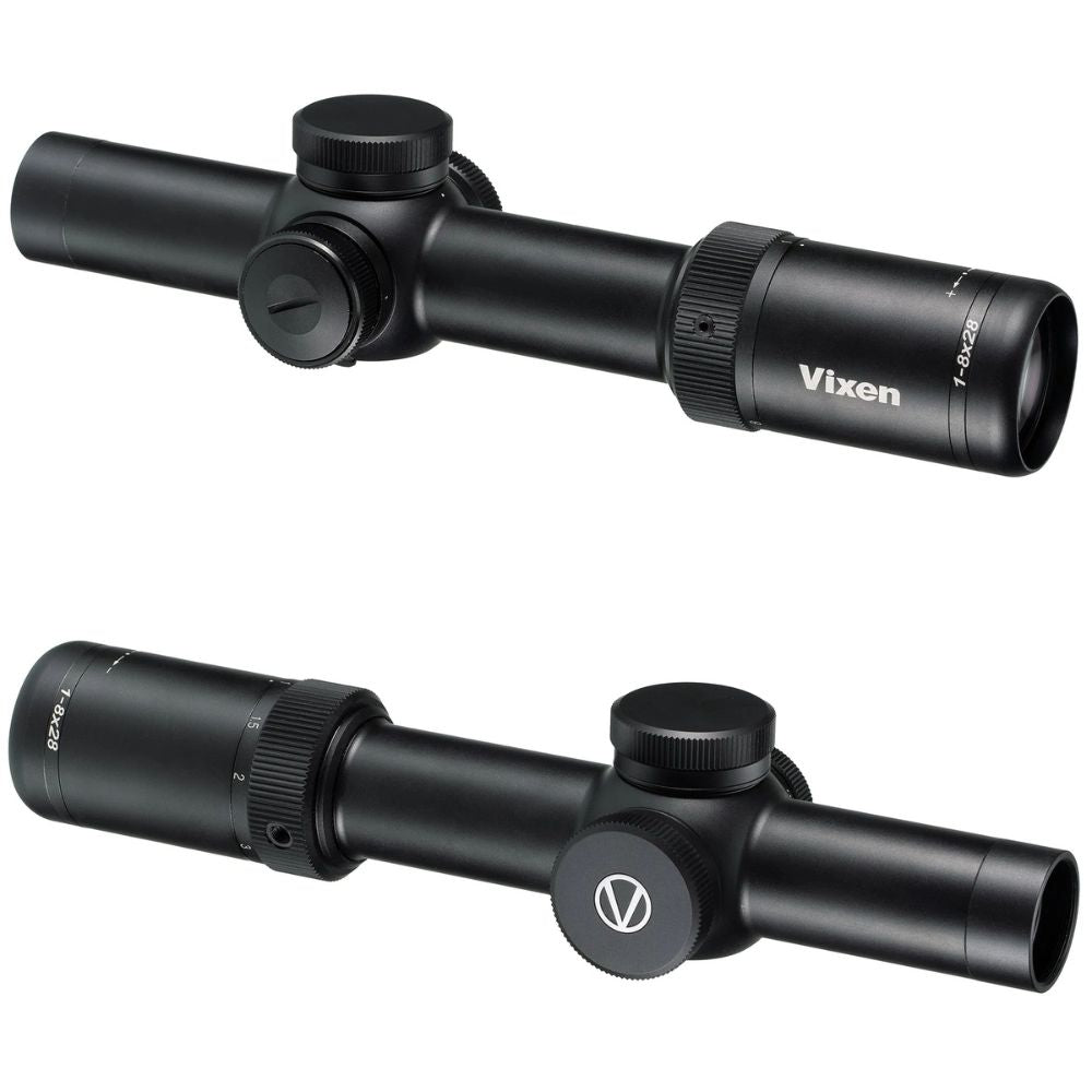 Vixen 1-8x28 Riflescope - 28MM Tube Reticle - IR BDC8