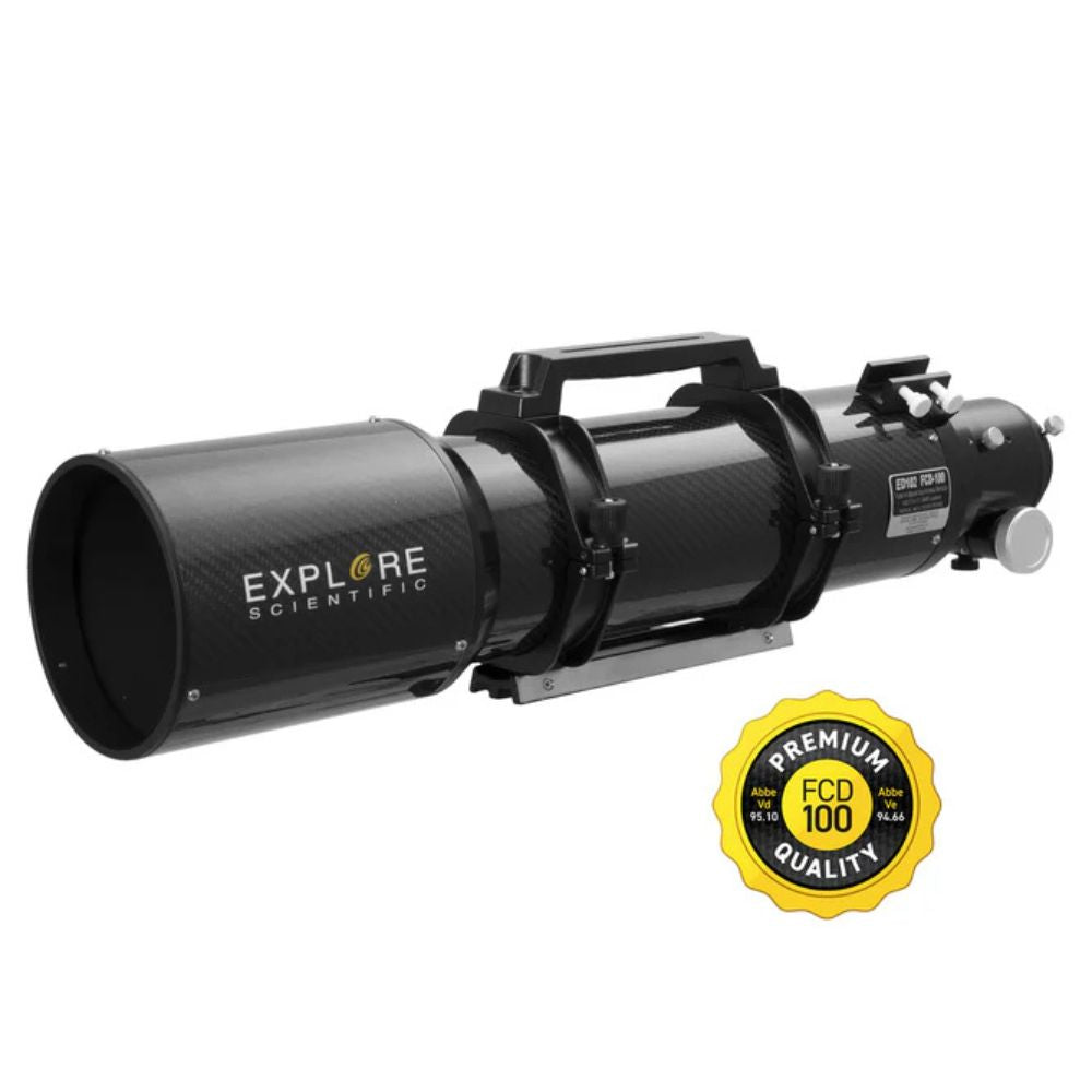 Explore Scientific ED102-FCD100 Series Air-Spaced Triplet Telescope in Carbon Fiber
