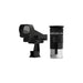 Telescope eyepiece and finder scope on a white background
