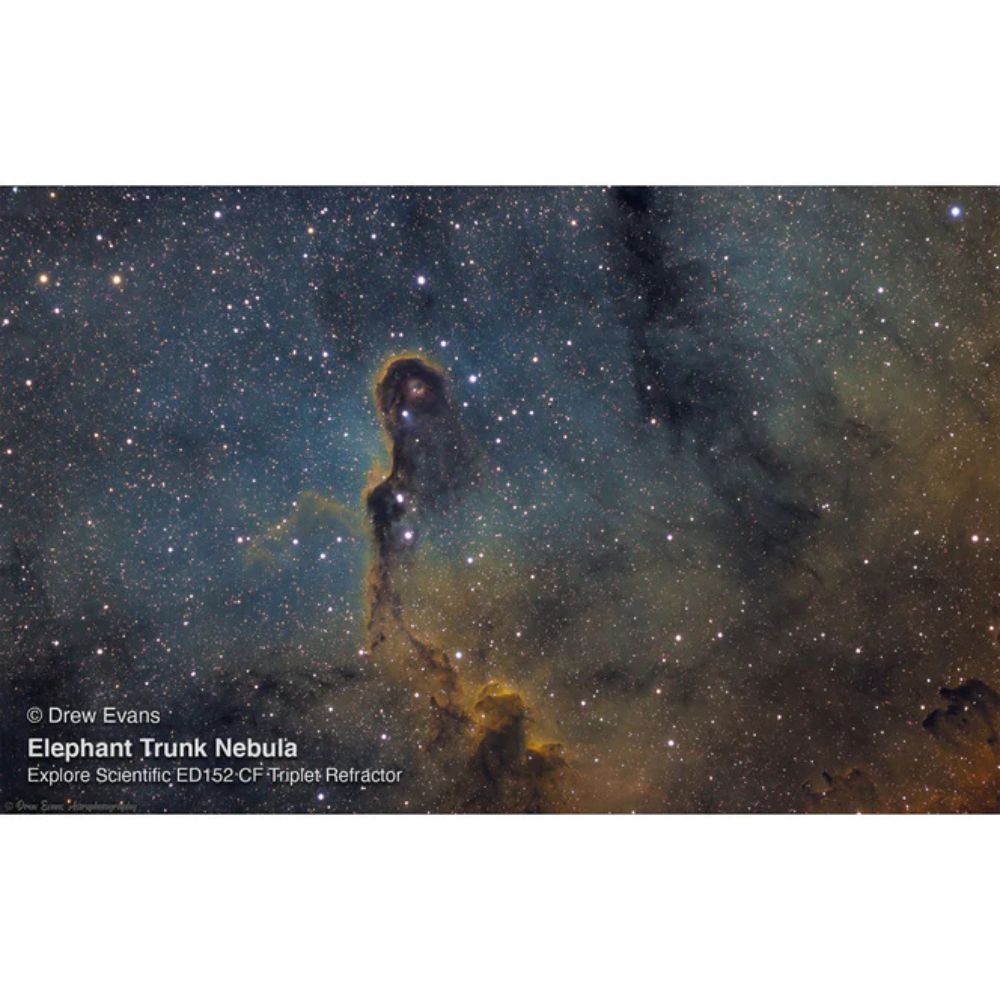 Explore Scientific ED152 Air-Spaced Triplet Telescope in Carbon Fiber